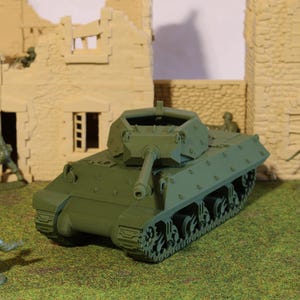 M10 Wolverine — WWII American Tank Destroyer | 1/32 (54mm)–1/56 (28mm) Scale Model image 2