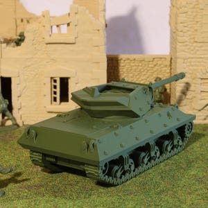M10 Wolverine — WWII American Tank Destroyer | 1/32 (54mm)–1/56 (28mm) Scale Model image 3