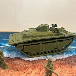 LVT(a)1 — WWII American Amphibious Tank | 1/32 (54mm)–1/56 (28mm) Scale Model