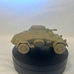 WWII (x2) German SdKfz 222 Models: 1/32 Scale Army Men