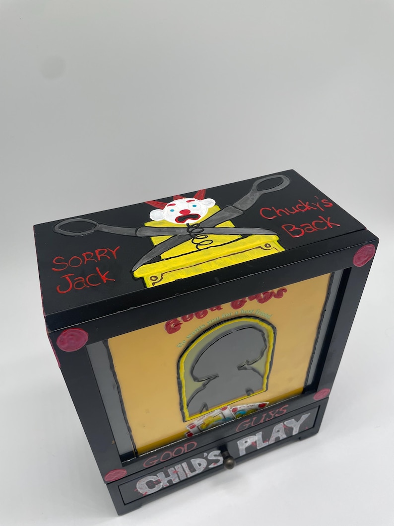 Horror Movie CHUCKY Doll Trinket Box Fan Made Good Guys Chuckie Jewelry ...