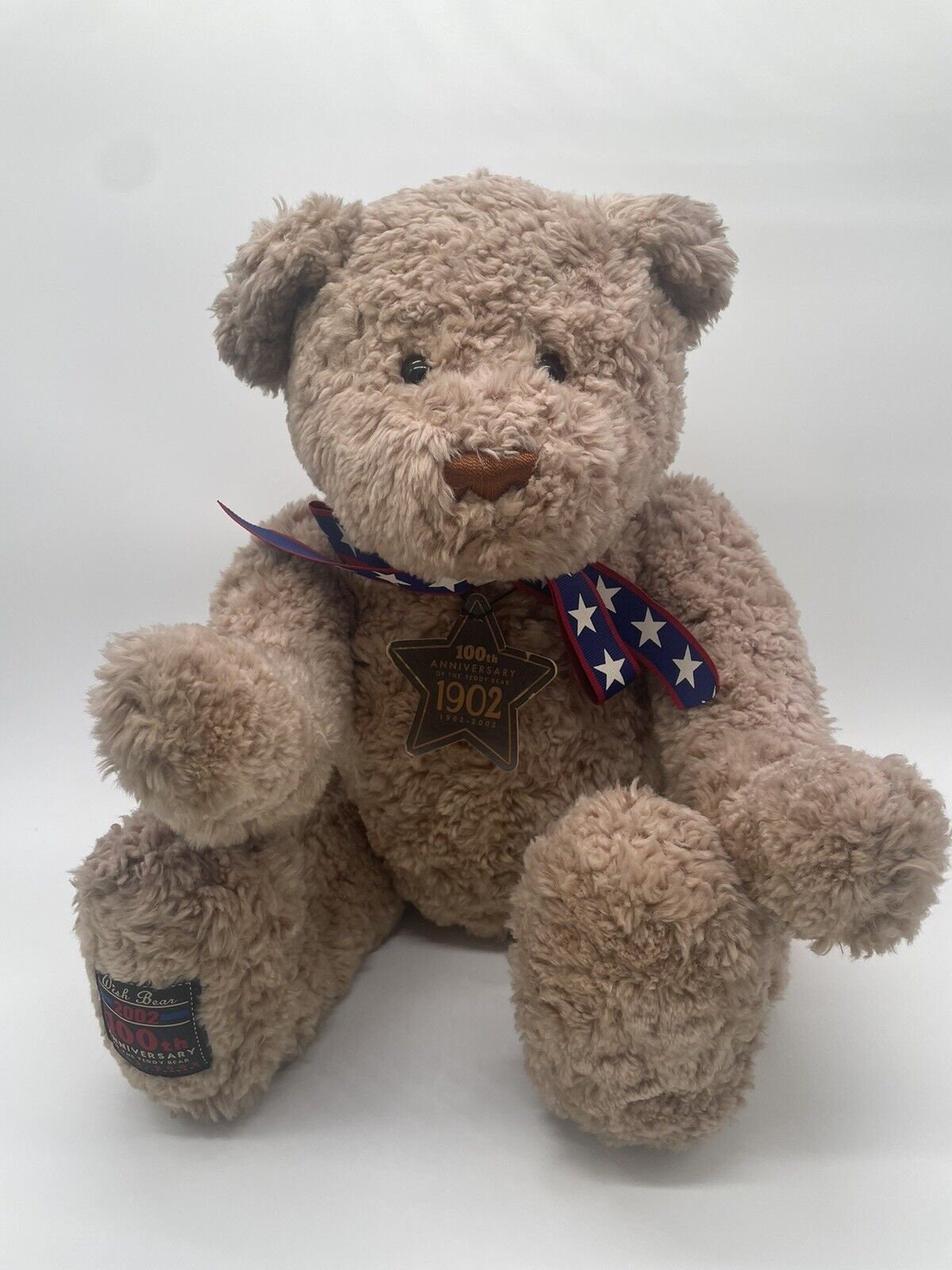 Vintage Gund Plush 2002 Wish Bear 100th Anniversary of the Vintage Gund Plush 2002 Wish Bear 100th Anniversary of the