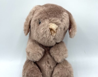 Vintage 1980 GUND Hamlet Pig Pink Plush 9" Stuffed Animal Soft