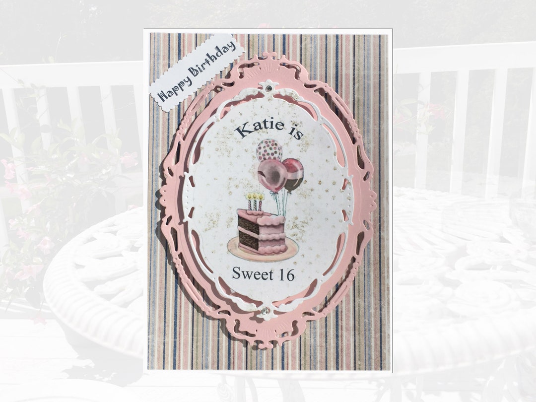 Teenager Birthday Card, Personalized Card, Birthday Card 16 Year Old ...