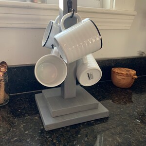 Mug tree // Mug storage // kitchen storage image 2