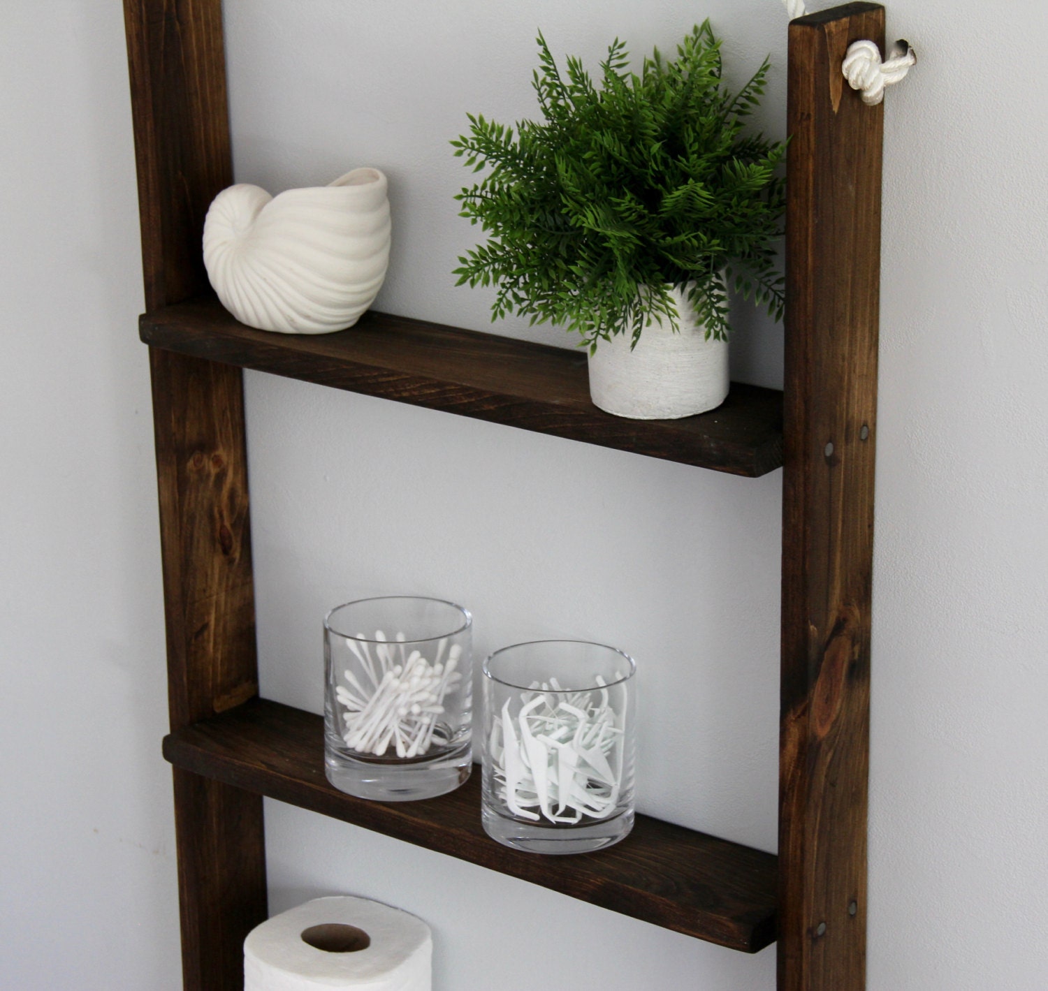 Hanging Ladder Shelf Etsy