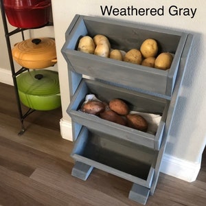 Produce stand // vegetable bin // mudroom storage // bathroom storage //toy storage // fruit bin // kitchen storage image 6