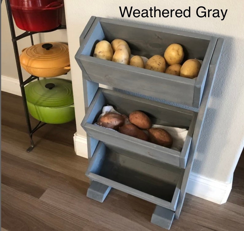 Produce stand // vegetable bin // mudroom storage // bathroom storage //toy storage // fruit bin // kitchen storage image 6