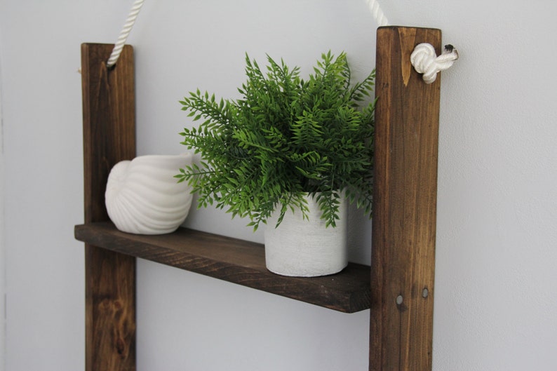 Hanging Ladder Shelf Etsy