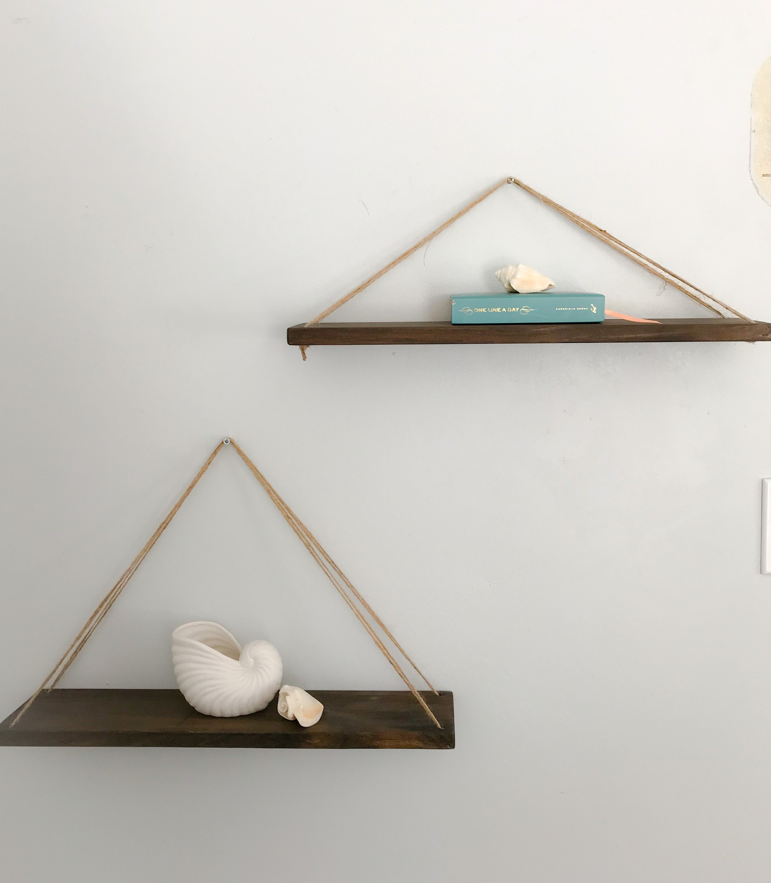 Buy Swing Shelf // Wood Shelf // Rustic Shelf Online in India Etsy