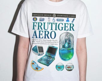 Frutiger Aero T-shirt | Y2K Aesthetic Tee | Glossy Skeuomorphism