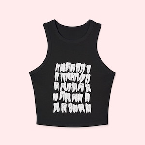 With Teeth | Women's Micro Rib Racer Tank Top