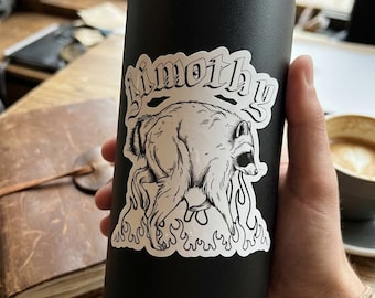 Jimothy The Viral Seattle Raccoon Vinyl Sticker | Ballard Short-Spine Legend | Funny Trash Panda Meme Decal | Cute Resilient Wildlife Art