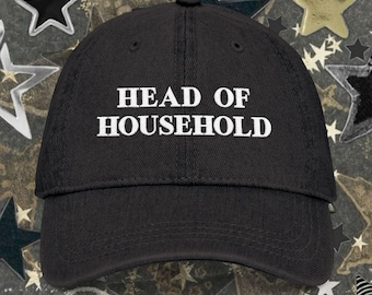 Hoofd van het huishouden grappige vaderhoed | Beste vaderdagcadeau voor hem | Sarcastisch cadeau voor vader van dochter | Cadeau-idee nieuwe vader voor man