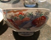 Antique Japanese Imari Lidded Bowl