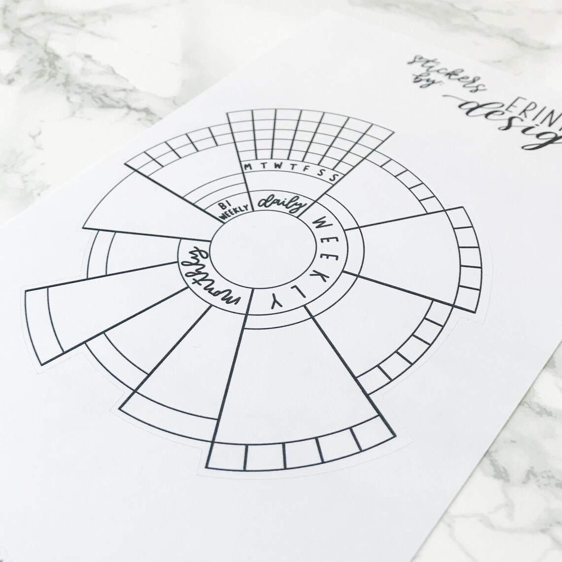 Bullet Journal Circle Tracker Sticker Version 2 Circle Habit Etsy