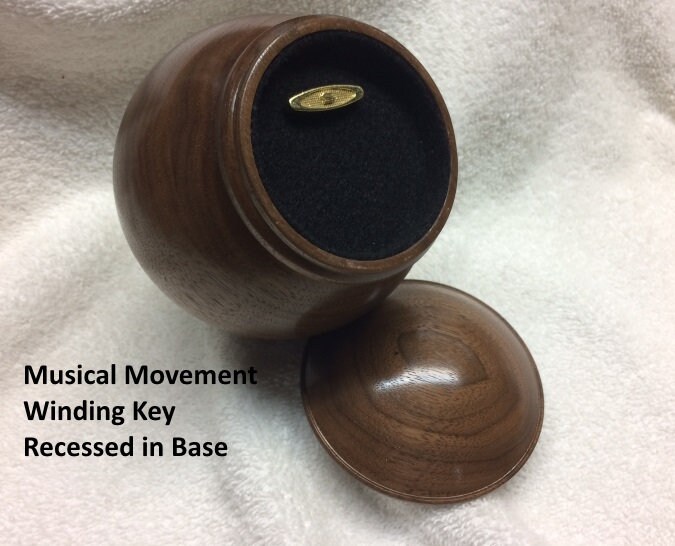 Music Box, 4 Inch Spherical, Turned, Round - Etsy
