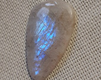 Belomorite Natural Russian Moonstone Cabochon 1.4 Freeform Jewelry moonstone . Belomorite Designer Free form cabochon