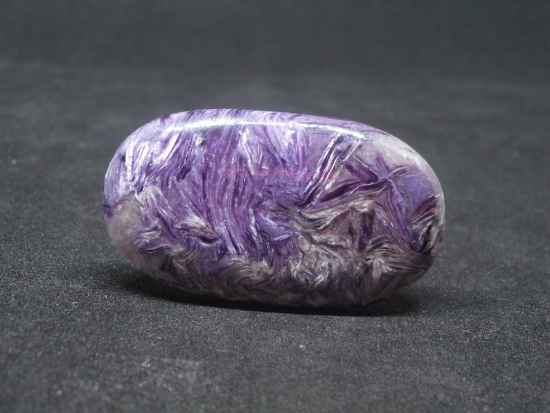 High quality Siberian Charoite cabochon Russian Charoite gemstone 43mm*24mm*5.5mm