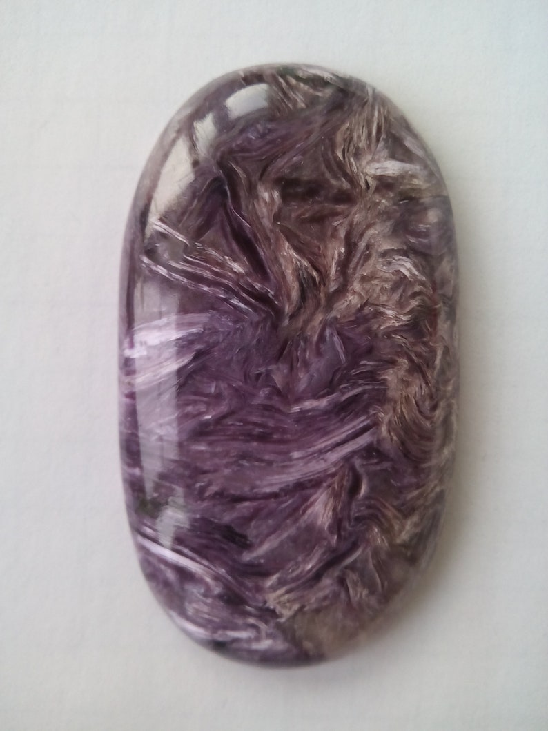 High quality Siberian Charoite cabochon Russian Charoite gemstone 43mm*24mm*5.5mm