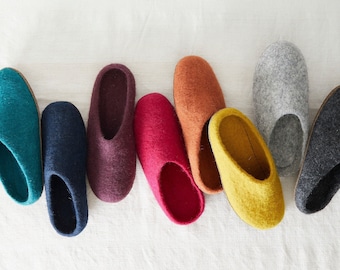 boiled wool slipper boots