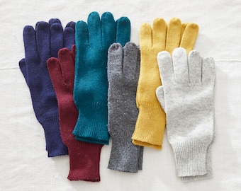 Fair-Trade Damen Luxus Soft Feinstrick Merino Handschuhe