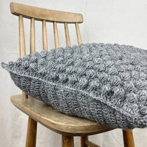 Fair Trade Chunky Boho Bobble Wool Cushion Cover 40cm image 3