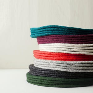 Fair Trade Handmade Eco Felt Table Mat Placemat 4pc Set