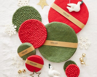 Fair Trade Handmade Felt Tableware Limited Edition