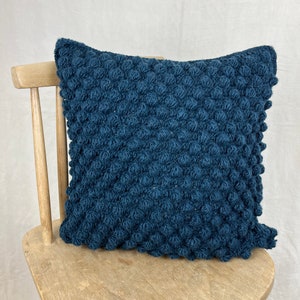 Fair Trade Chunky Boho Bobble Wool Cushion Cover 40cm image 8