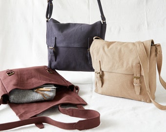 Fair Trade unisex canvas tas veganistisch 100% katoen