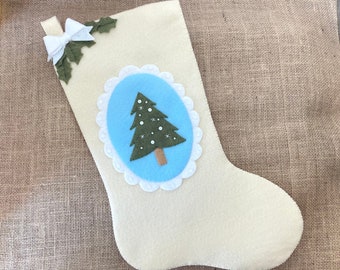 Felt Christmas Stocking Pattern: Elegant DIY Sewing (PDF Pattern)