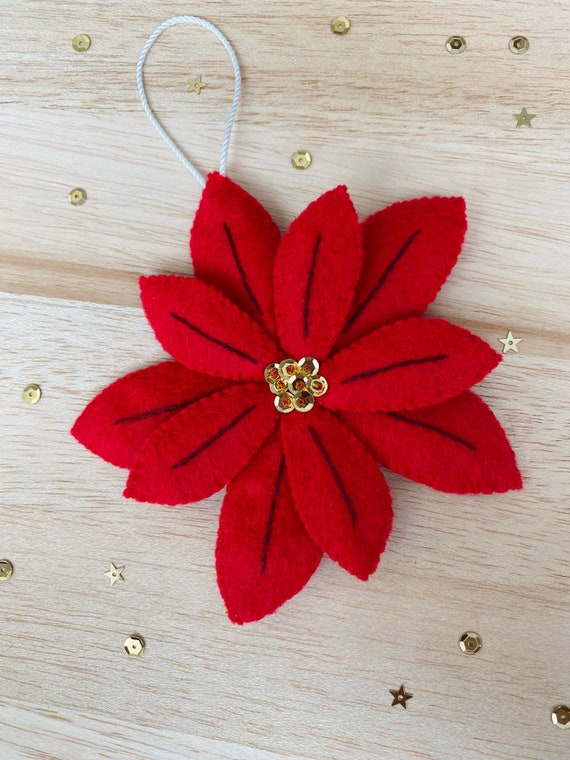 Filz-Weihnachtsstern-Ornament-Muster: Weihnachten Nhen (PDF-Muster) -  Etsy.de