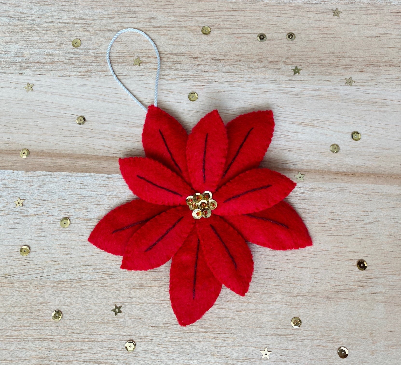 Gefilzte weihnachtsstern - Etsy.de