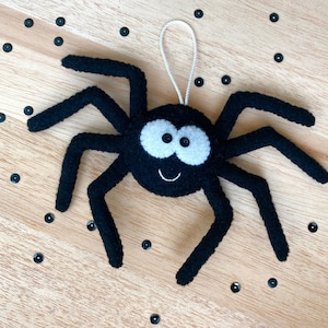 Spider Felt Pattern, Halloween Felt PDF Pattern, Spider Ornament, Felt Sewing Pattern, Cute Spider, Halloween Ornament, Sewing Instructions