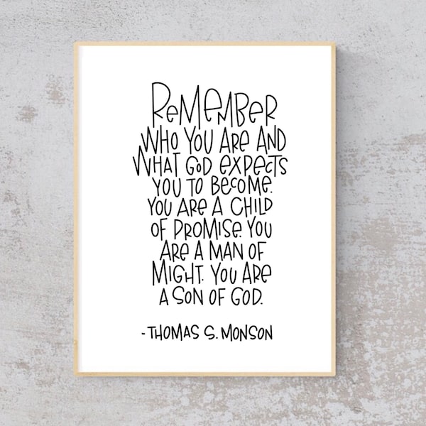 Thomas S Monson - Etsy