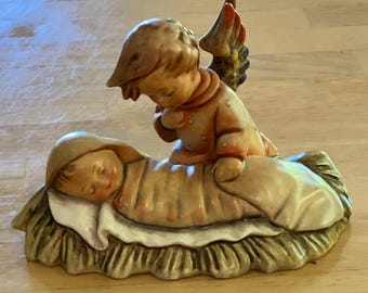Angel with Jesus Hummel candle holder full bee