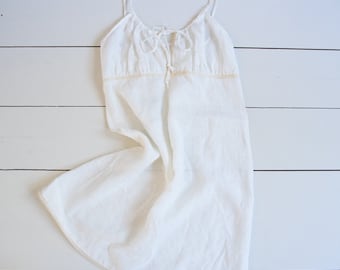 Natural Linen Nightdress Linen Nightgown Linen Slip Dress Linen Sleepwear Sustainable Clothing Organic Linen Nightgown European Flax