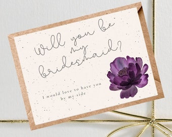 Bridal Party Request Cards