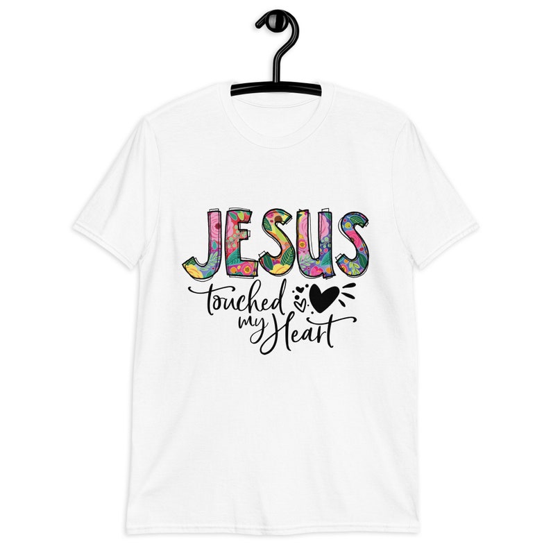 Christian T-Shirt, Jesus Touch My Heart, Made in USA