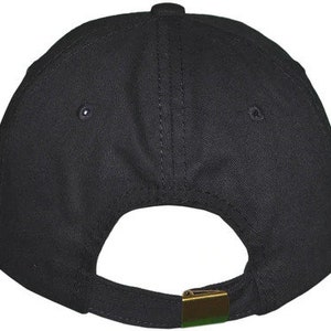 Dad Hats Unisex Cotton Polo Unstructured Low Profile Baseball Black Caps image 2