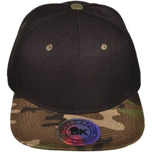 Casquettes Snapback originales CAMO NOIR image 2