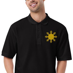 Philippines Embroidery, Men's Premium Polo, Made in USA