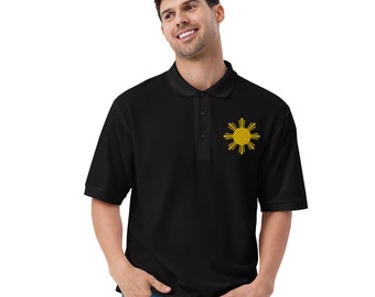 Philippinen Stickerei, Men's Premium Polo, Made in USA