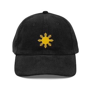 Mabuhay63 Vintage Corduroy Cap – Filipino Style, Classic Fit