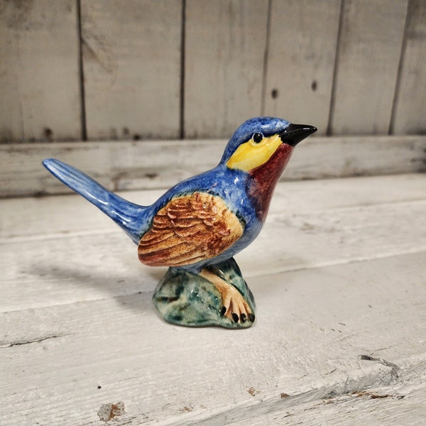 Vintage Stangl Pottery Bird Figurine #3589,Lilac Breasted Roller-porcelain bird figurine- great for a bird lovers collection