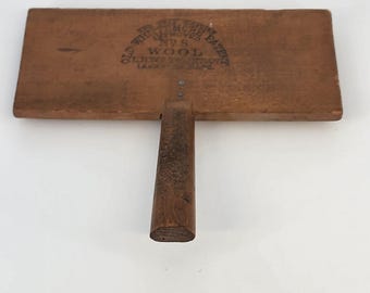 Cardatrice per lana antica: brevetto Whittemore n. 8, attrezzo agricolo primitivo
