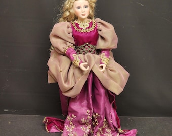 トールペイント作品Antiques & Collectibles Maryse Nicole Limited Edition Franklin Heirloom Porcelain Doll