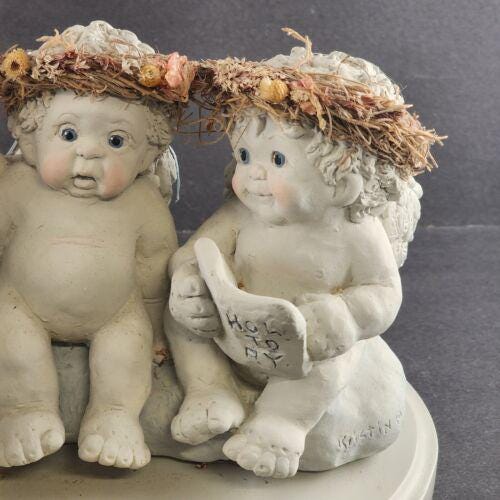 Dreamsicle THE FLYING LESSON Angel Cherub Limited Edition Cast Art