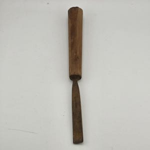 Herring Bros London Wood Carving Gouge Chisel 1/2" Octagon Handle Antique